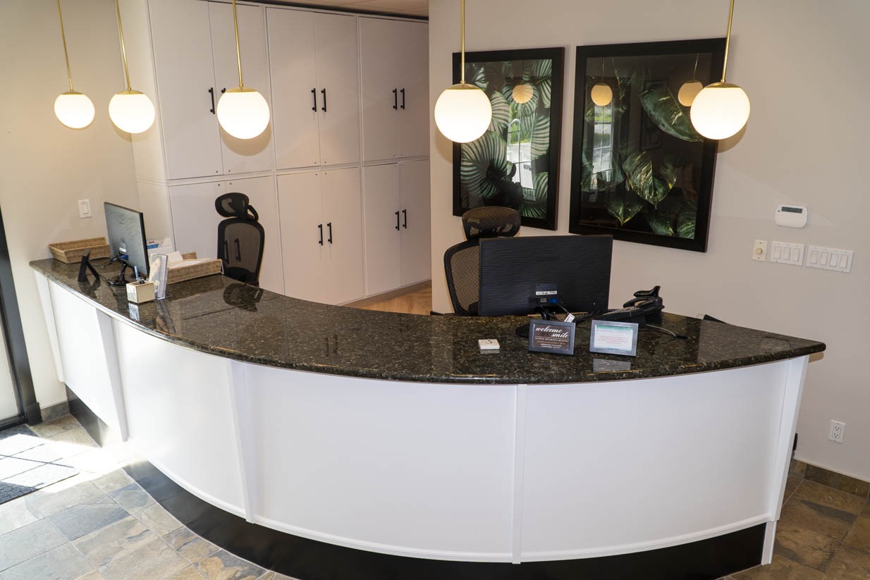 Welcome Smile Dental | Reception Desk | Calgary Dentist | Calgary AB